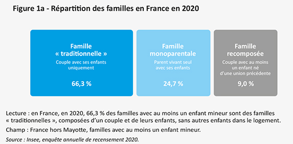co3-a3521-fig001 Schéma dela répartition des familles en France en 2020
